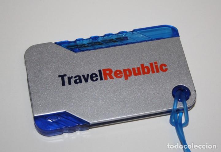 Coleccionismo: ETIQUETAS PARA IDENTIFICACION DE MALETAS, TRAVEL REPUBLIC INCLUYE BOLI (2)