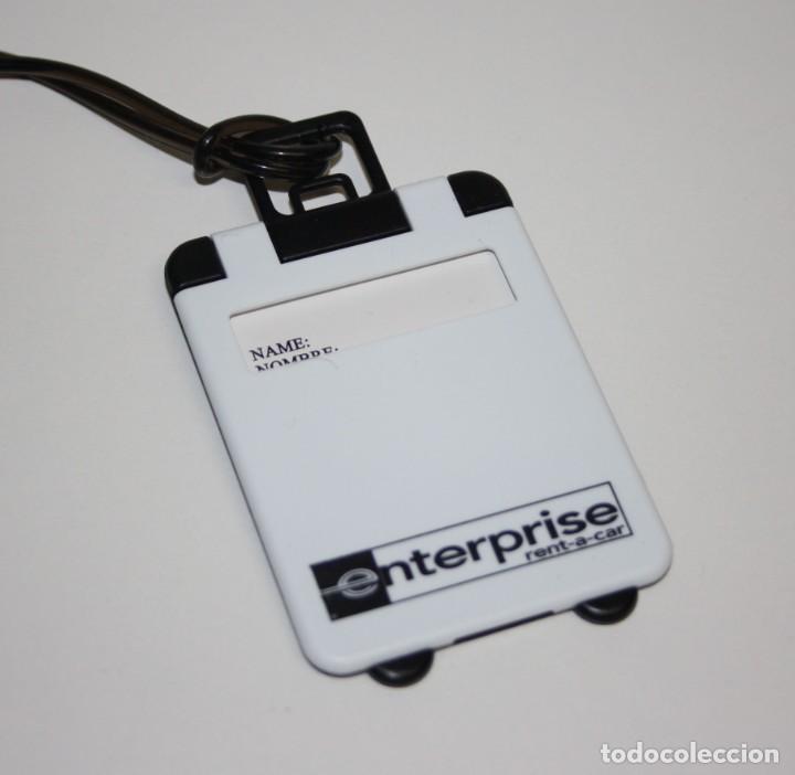 Coleccionismo: ETIQUETAS PARA IDENTIFICACION DE MALETAS, ENTERPRISE BLANCO, MODELO MALETA