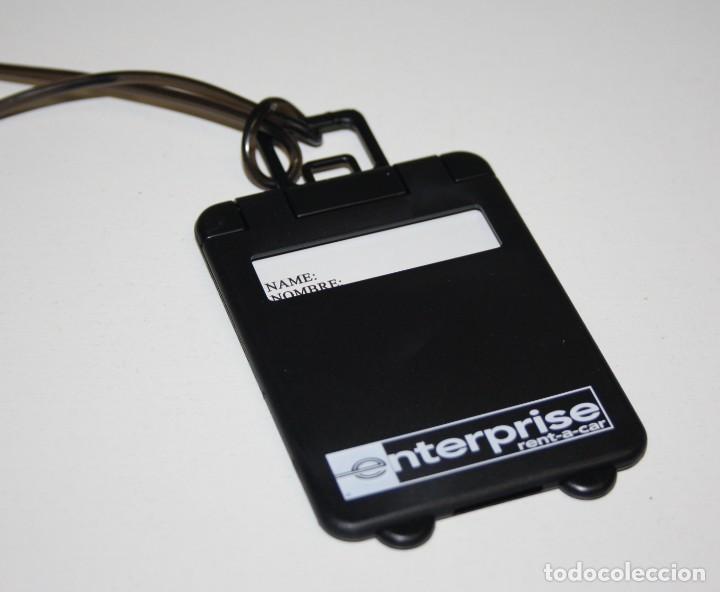 Coleccionismo: ETIQUETAS PARA IDENTIFICACION DE MALETAS, ENTERPRISE NEGRO, MODELO MALETA (2)