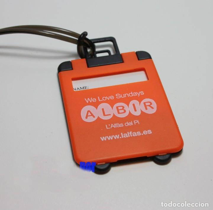 Coleccionismo: ETIQUETAS PARA IDENTIFICACION DE MALETAS, ALBIR, MODELO MALETA