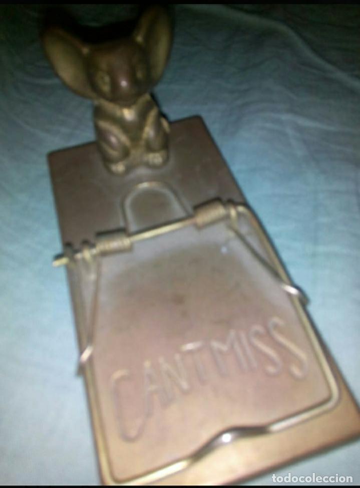 Coleccionismo: Cantmiss ratonera met&aacute;lica decorativa