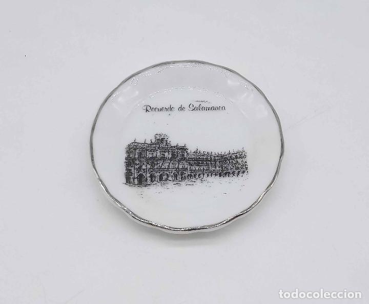 Coleccionismo: Plato de cer&aacute;mica miniatura - 6 cm - Recuerdo de Salamanca