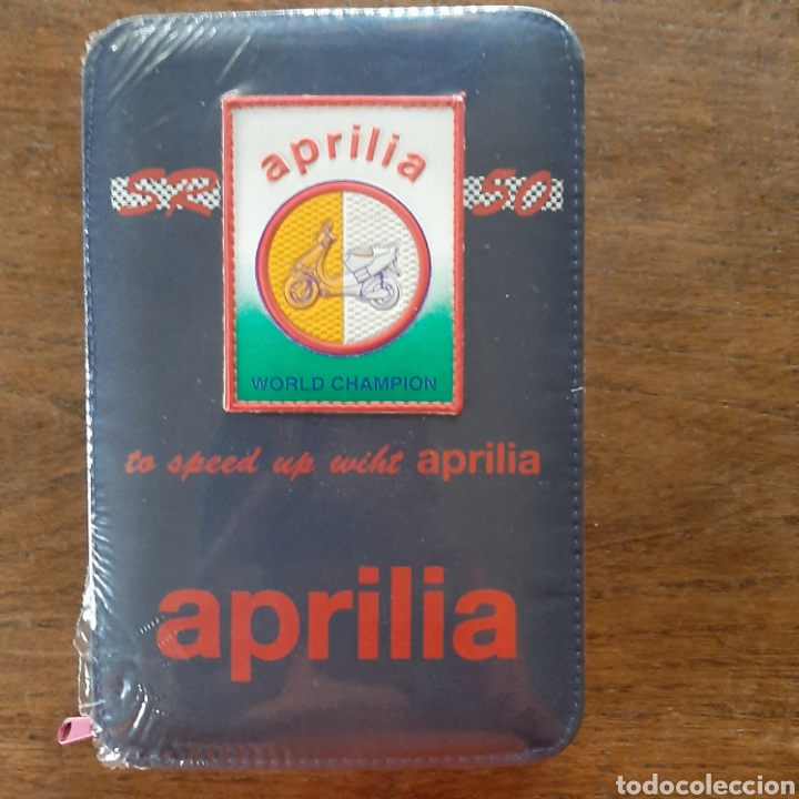 Coleccionismo: Estuche lapices moto aprilia