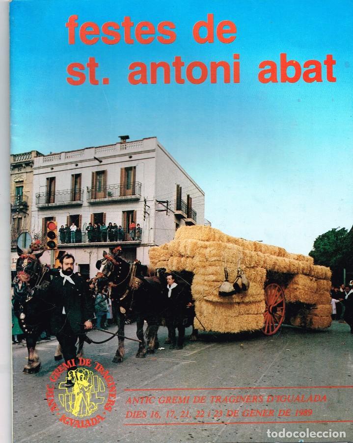 Coleccionismo: 1989 Festes de St. Antoni Abad ANTIC GREMI DE TRAGINERS D&acute;IGUALADA - Carta Impresa d&acute;en Tarradellas