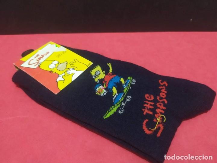 Coleccionismo: calcetines serie los simpsons a&ntilde;o 2000 - Foto 1