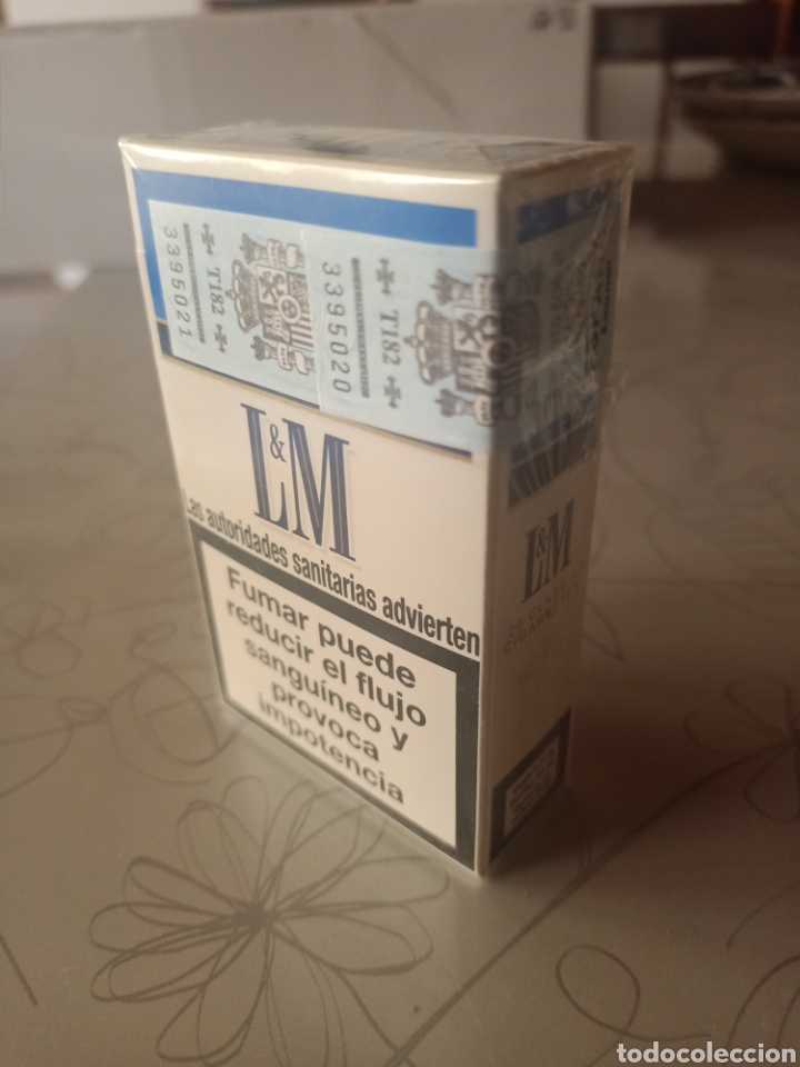 Collectionnisme: L&M LM CAJETILLA PAQUETE TABACO doble sello sin advertencia sanitarias