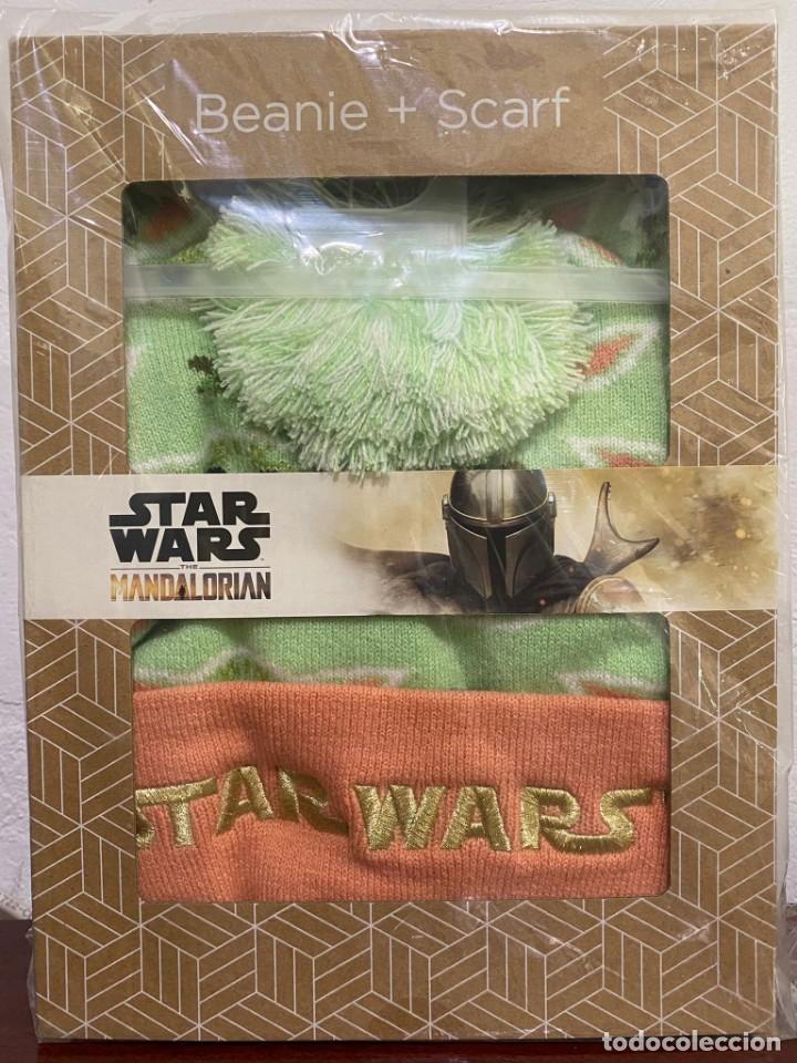 Coleccionismo: SET DE BUFANA Y GORRO THE MANDALORIAN - Foto 1