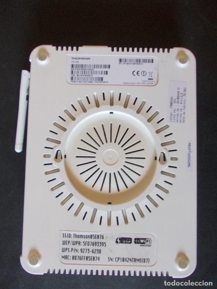 Coleccionismo: Ruter wifi internet Thomson TG784 - Foto 12