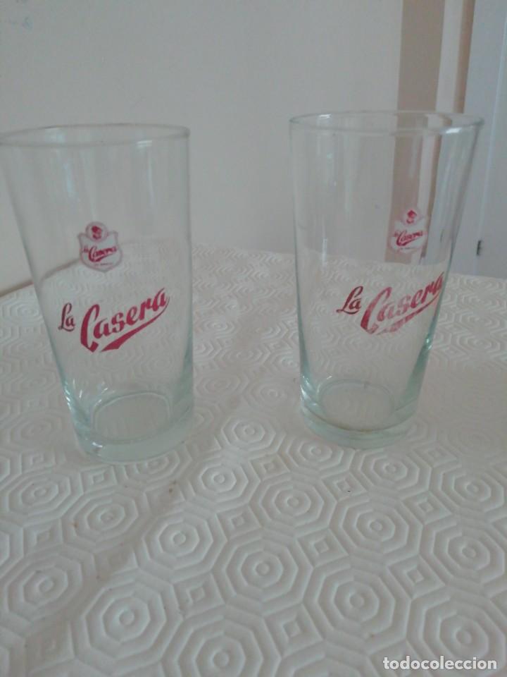 Coleccionismo: Vasos decrustal colecci&oacute;n la Casera