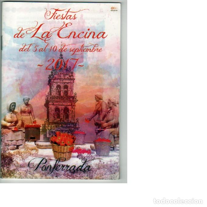 Coleccionismo: Programa Fiestas de la Encina 2017 Ponferrada.