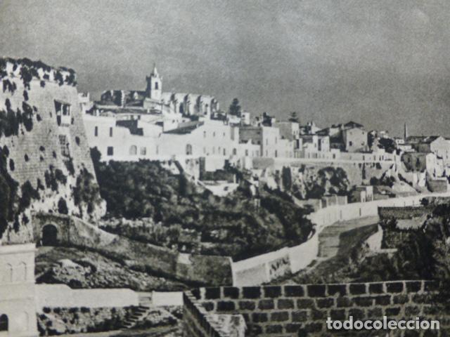 Coleccionismo: CIUDADELA MENORCA ANTIGUO HUECOGRABADO