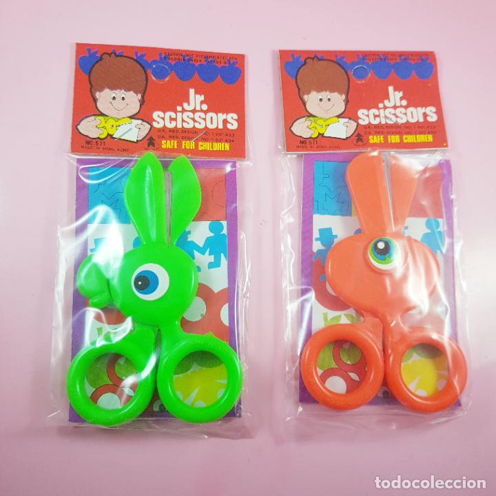 Coleccionismo: Lote 2 Tijeras-Jr Scissors Infantiles-Hong Kong-Precintadas-Nuevas-Vintage-Coleccionistas