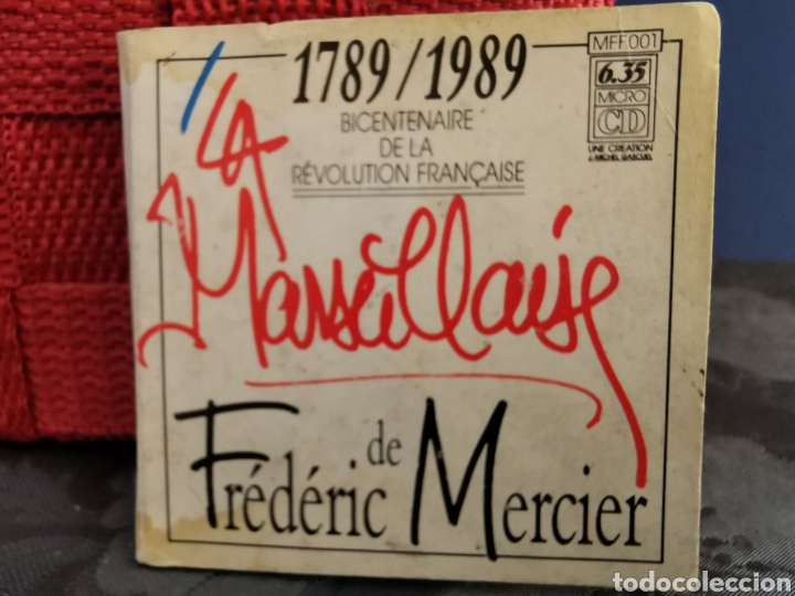 Coleccionismo: La Marseillaise 1789/1989 Bicentenario de la revoluci&oacute;n francesa micro CD. 6.30x6.30cm