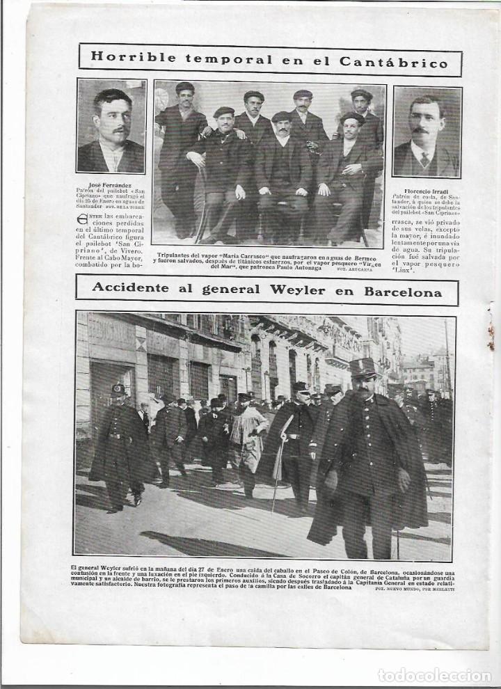 Collezionismo: A&Ntilde;O 1910 NAUFRAGIO EN BERMEO TRIPULANTES VAPOR MARIA CARRASCO SALVADOS PESQUERO VIRGEN DEL MAR