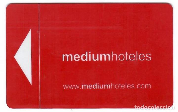 Coleccionismo: MEDIUM HOTELES. Llave magn&eacute;tica / Magnetic key / Cl&eacute; magn&eacute;tique / Chiave magnetica.