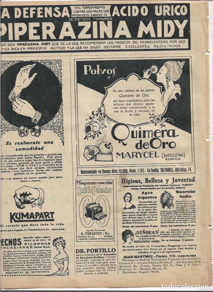 Collecting paper: A&Ntilde;O 1925 RECORTE PRENSA PUBLICIDAD QUIMERA DE ORO POLVOS MARYCEL BARCELONA COSMETICA