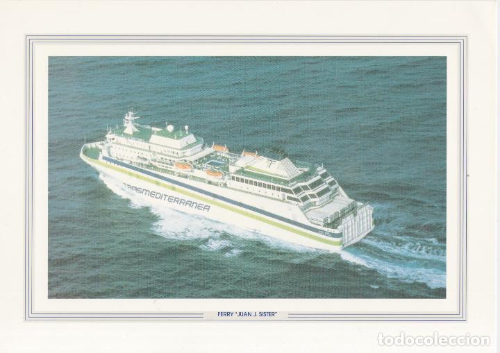 Collezionismo: LAMINA FAST FERRY JUAN J. SISTER - TRANSMEDITERR&Aacute;NEA - (23,5X16,5)