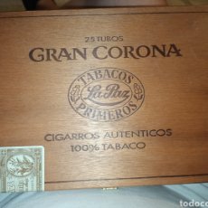 Coleccionismo: CAJA PUROS GRAN CORONA PERF ESTADO. Lote 355236943