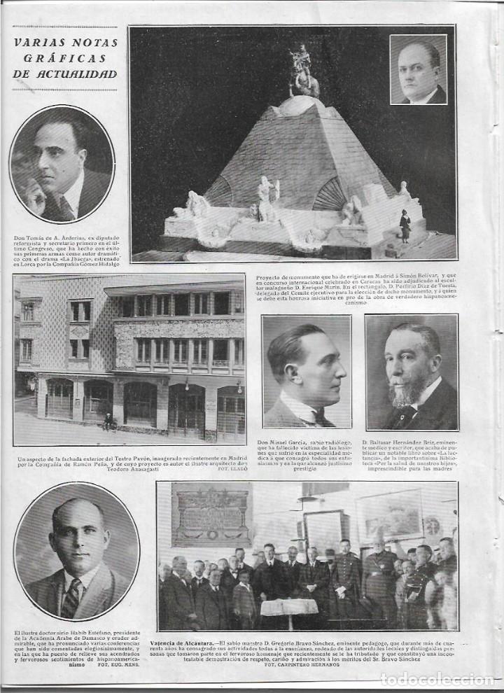 Colecionismo: A&Ntilde;O 1925 RECORTE PRENSA VALENCIA DE ALCANTARA HOMENAJE MAESTRO GREGORIO BRAVO SANCHEZ