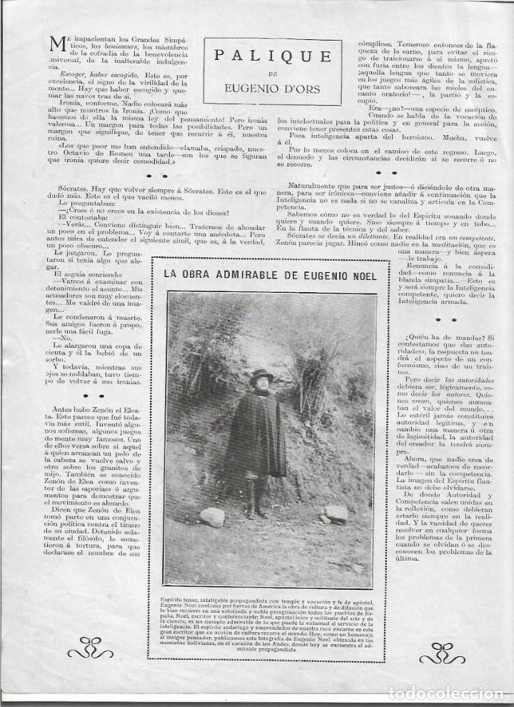 Collezionismo: A&Ntilde;O 1925 RECORTE PRENSA LA OBRA ADMIRABLE DE EUGENIO NOEL FOTOGRAFIA DE CAMARA