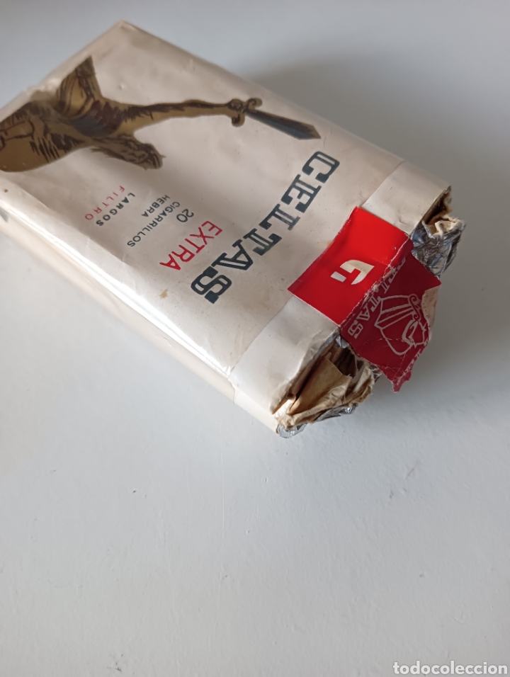 Coleccionismo: Antiguo paquete de tabaco CELTAS - Foto 2