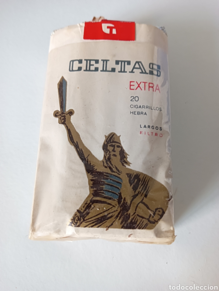 Coleccionismo: Antiguo paquete de tabaco CELTAS - Foto 4
