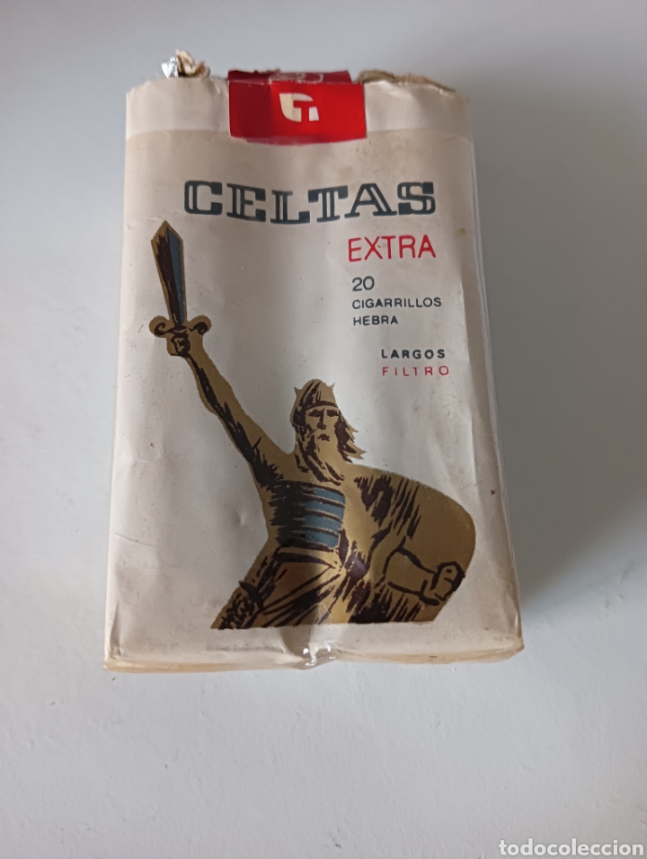 Coleccionismo: Antiguo paquete de tabaco CELTAS - Foto 1