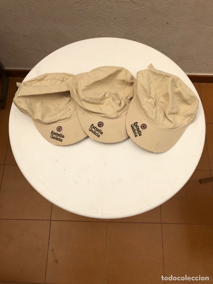 Coleccionismo: 3 gorras Estrella Galicia