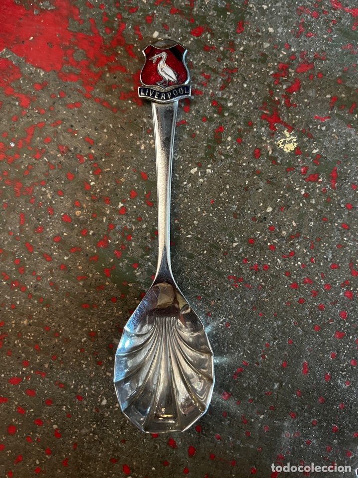 Coleccionismo: Cucharilla de metal LIVERPOOL