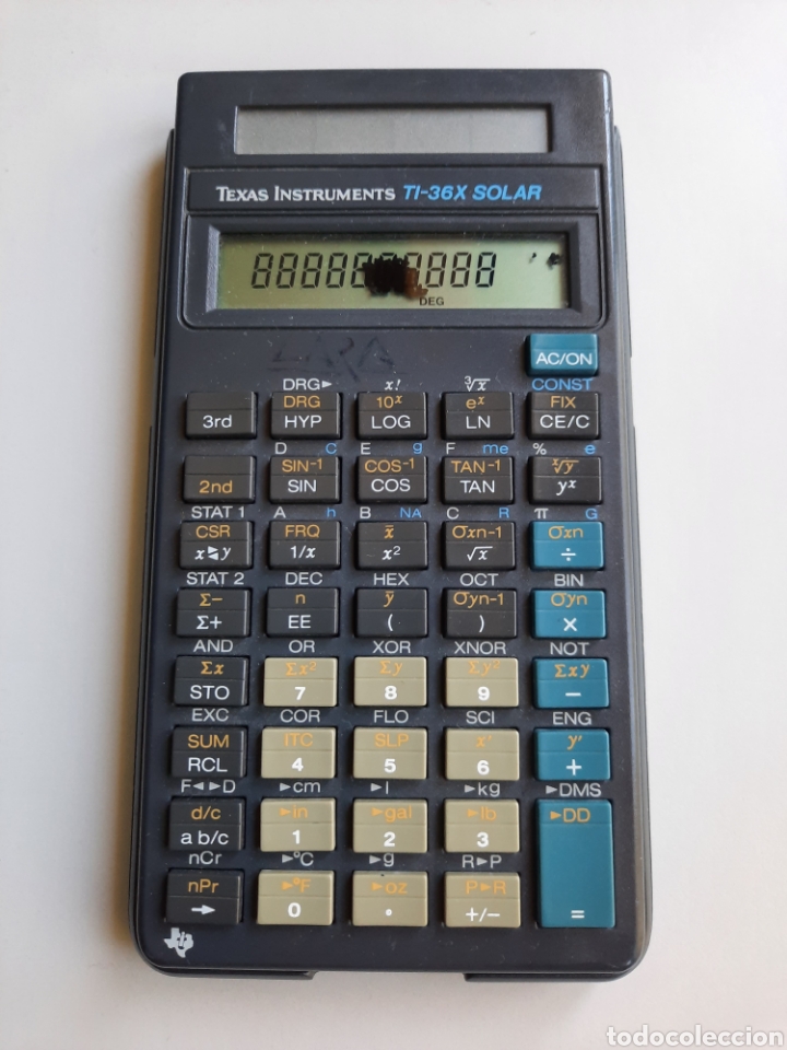 Coleccionismo: Calculadora solar TEXAS INSTRUMENTS TI-36X - Foto 1
