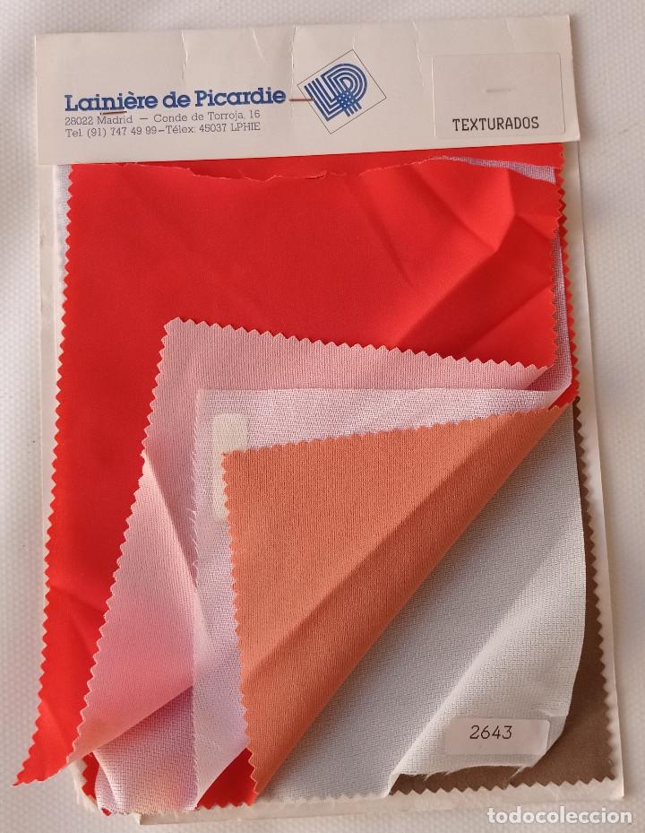 Coleccionismo: MUESTRARIO TEJIDOS &rdquo; LAINI&Egrave;RE DE PICARDIE &rdquo;, A&Ntilde;OS 80 (30 X 20 CM)