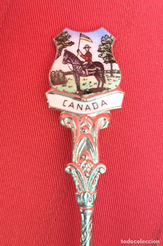 Coleccionismo: Cucharilla de colecci&oacute;n, Canad&aacute; Jasper Bear - Foto 4