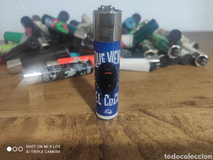 Coleccionismo: Mechero Clipper Que viene el Coco - Foto 1