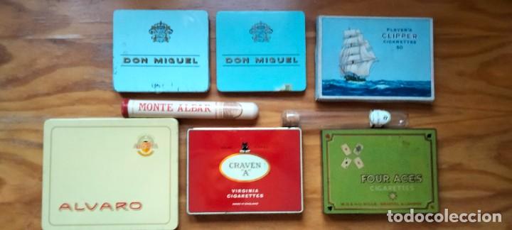 Coleccionismo: CONJUNTO DE CAJAS Y ENVASES DE CIGARROS - Foto 1