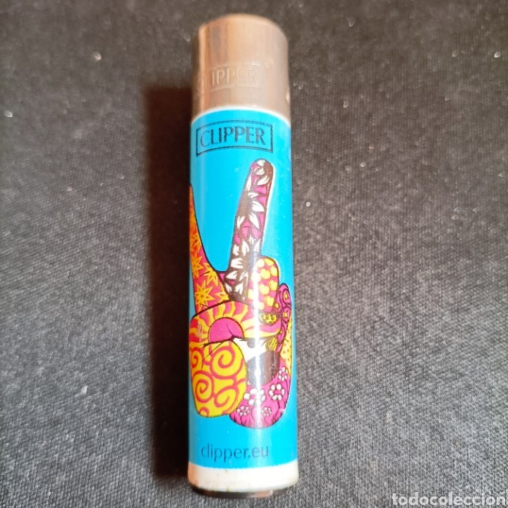 Coleccionismo: (PDX.1) MECHERO CLIPPER. HIPPIE HANDS 2/4