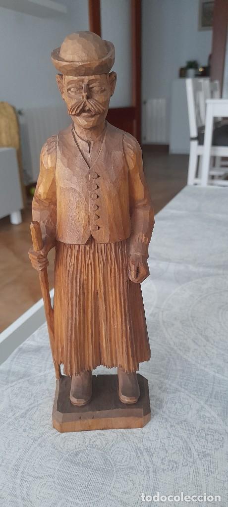 Coleccionismo: Talla en madera fraile - Foto 6