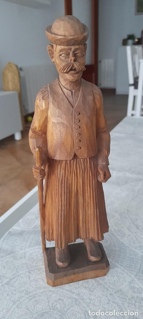 Coleccionismo: Talla en madera artesanal - Foto 4