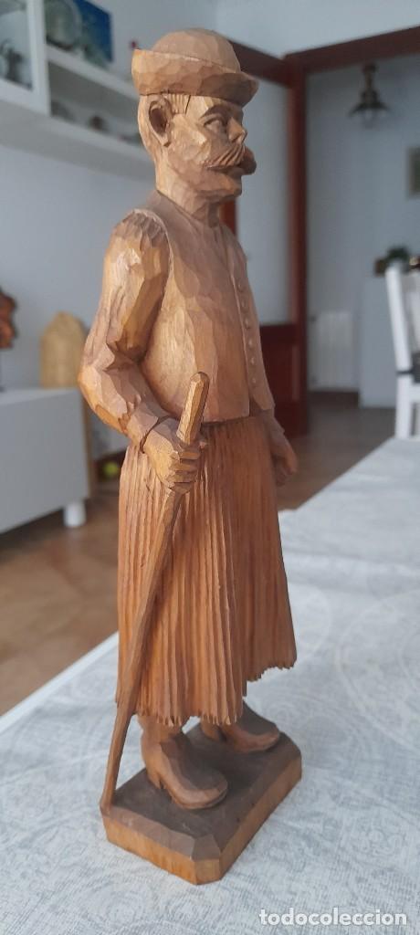 Coleccionismo: Talla en madera artesanal - Foto 5