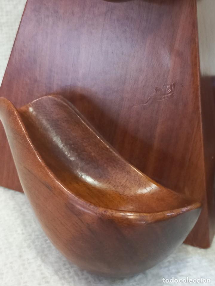 Coleccionismo: SOPORTE-PIPAS (4) PIR&Aacute;MIDE madera - Foto 4