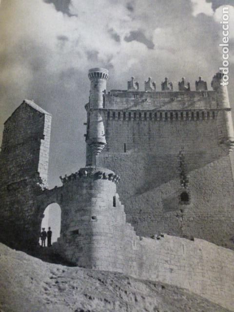 Collecting paper: BELMONTE DE CAMPOS VALLADOLID ANTIGUA LAMINA HUECOGRABADO A&Ntilde;OS 50
