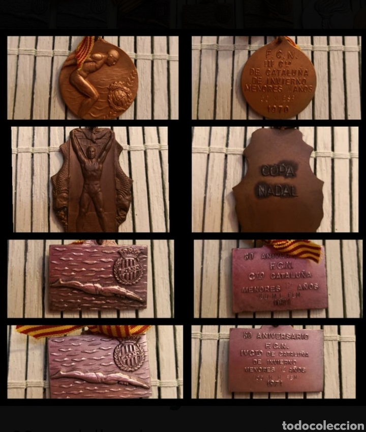 Coleccionismo: 28 medallas de nataci&oacute;n - Foto 3