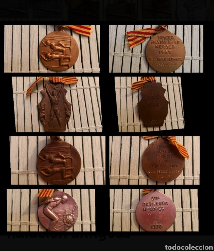 Coleccionismo: 28 medallas de nataci&oacute;n - Foto 8