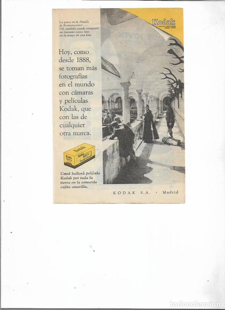 Collectionnisme: A&Ntilde;O 1956 RECORTE PRENSA PUBLICIDAD KODAK FOTOGRAFIA PELICULAS KODAK FOTOS