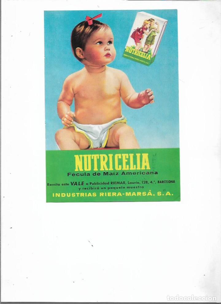 Collectionnisme: A&Ntilde;O 1956 RECORTE PRENSA PUBLICIDAD NUTRICELLA ALIMENTO INFANTIL INDUSTRIAS RIERA MARSA BEBES NI&Ntilde;OS