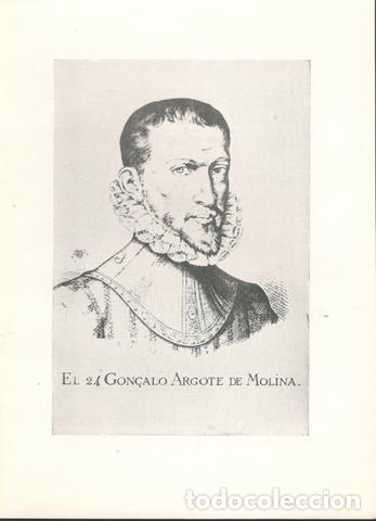 Sammelleidenschaft Papier: L&Aacute;MINA: GONZALO ARGOTE DE MOLINA. SEVILLA 1548 - LAS PALMAS DE GRAN CANARIA 1596.