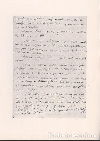 Sammelleidenschaft Papier: L&Aacute;MINA: AUTOGRAFO DE DON MANUEL MILA Y FONTANALS (VILLAFRANCA DEL PENED&Egrave;S, BARCELONA 1818-1884).