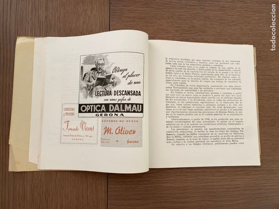 Coleccionismo: Semana Santa 1957 Gerona Programa oficial - Foto 3