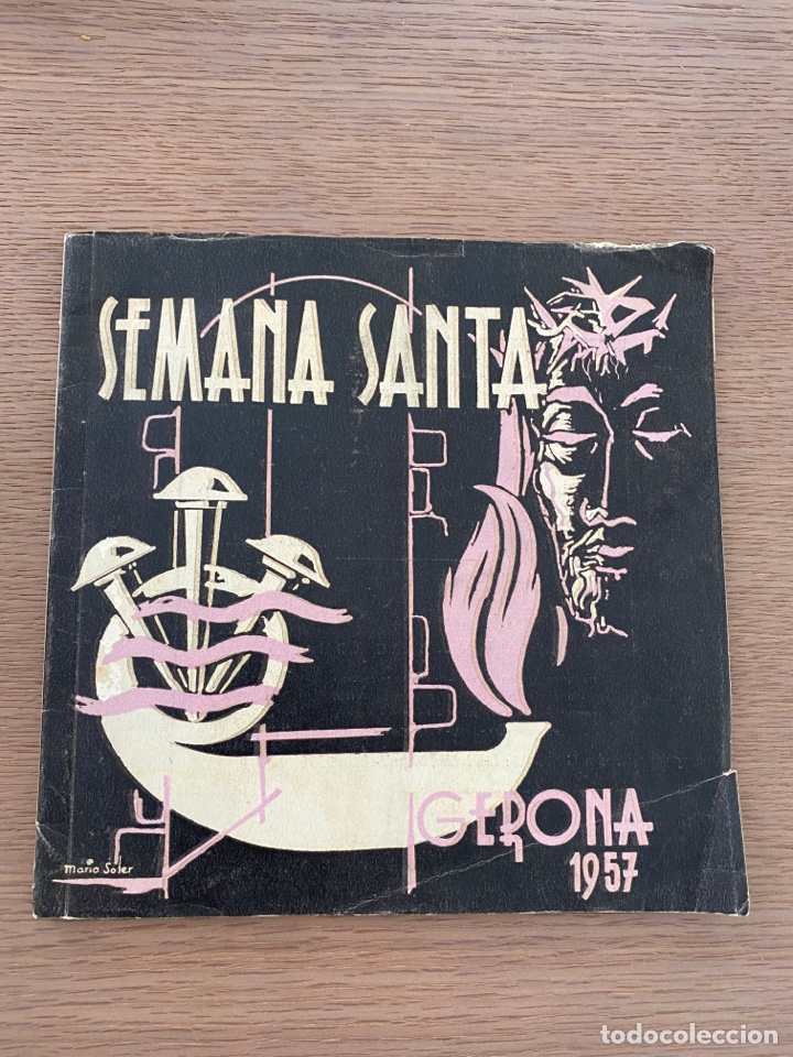 Coleccionismo: Semana Santa 1957 Gerona Programa oficial - Foto 1