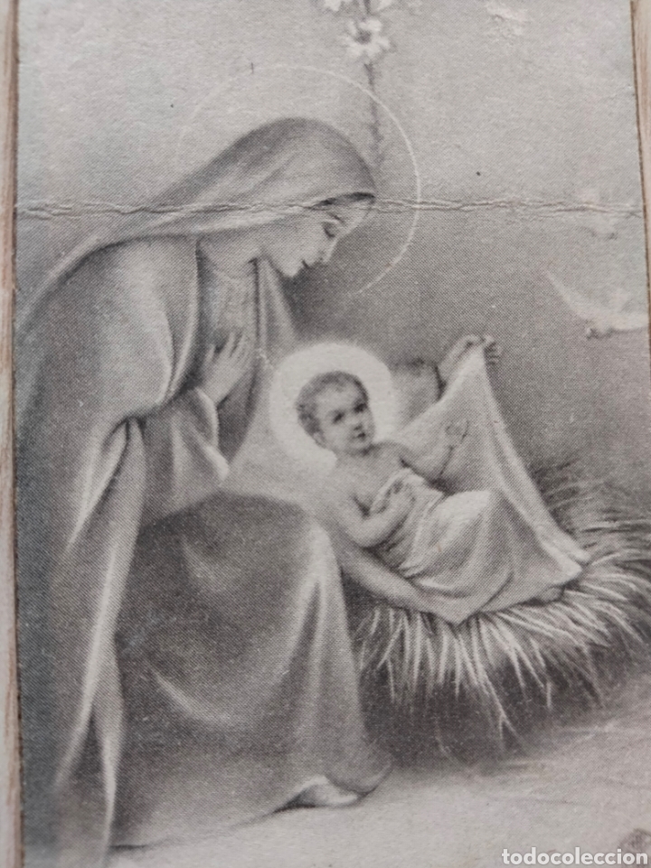 Coleccionismo: Estampita religiosa antigua - Foto 2