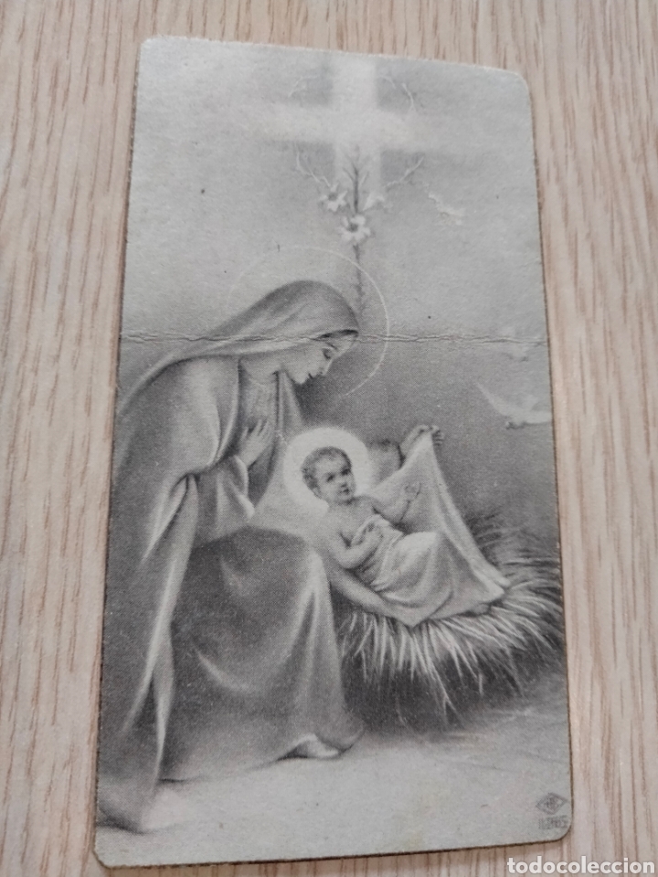 Coleccionismo: Estampita religiosa antigua - Foto 1